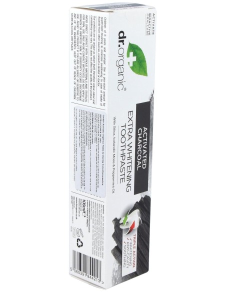 Dr.Organic Pasta De Dientes Carbón Activo 100Ml
