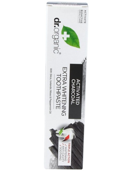 Dr.Organic Pasta De Dientes Carbón Activo 100Ml