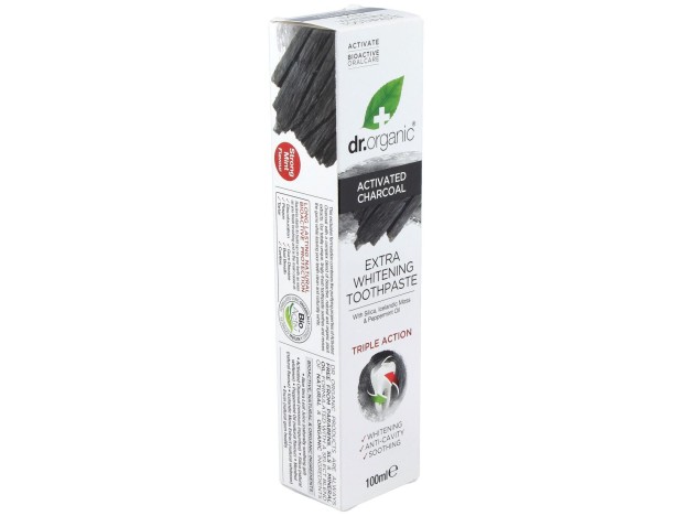 Dr.Organic Pasta De Dientes Carbón Activo 100Ml