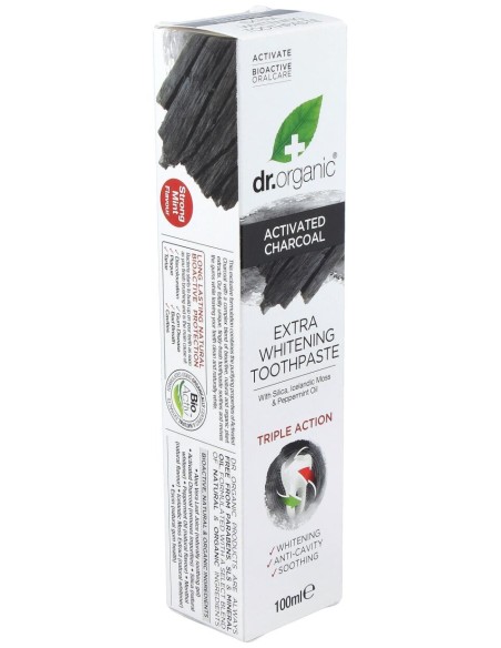 Dr.Organic Pasta De Dientes Carbón Activo 100Ml