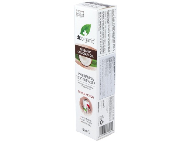 Pasta De Dientes Aceite De Coco Organico 100Ml.