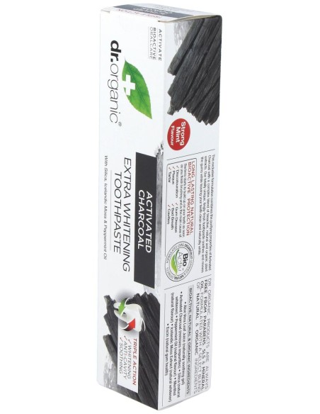 Dr.Organic Pasta De Dientes Carbón Activo 100Ml
