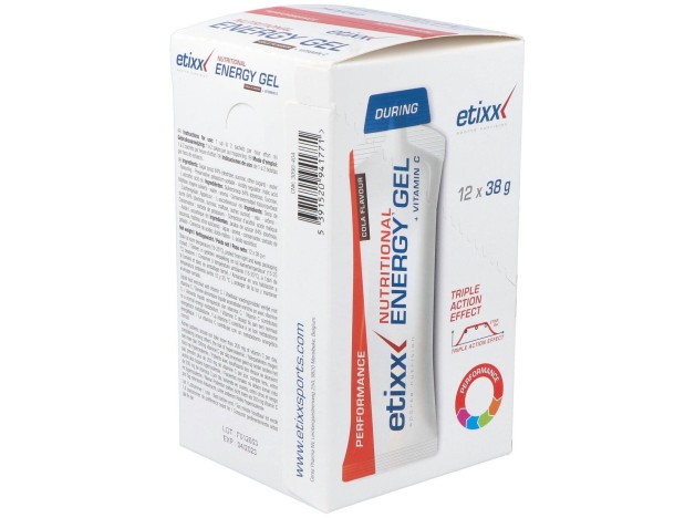 Etixx Nutritional Energy Gel Cola 12Uds