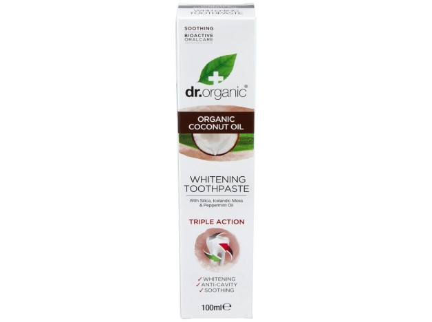 Pasta De Dientes Aceite De Coco Organico 100Ml.