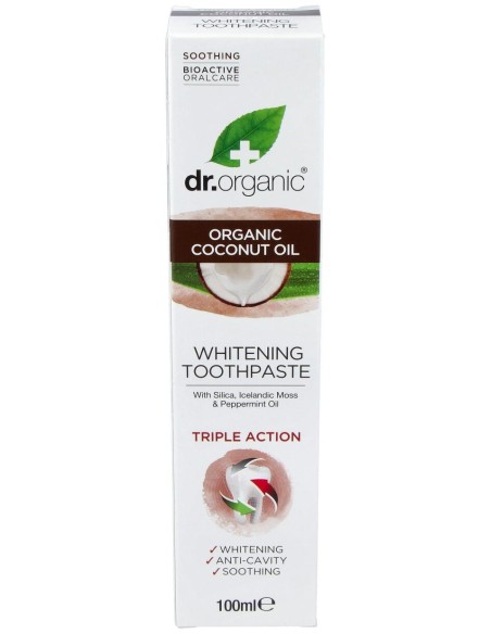 Pasta De Dientes Aceite De Coco Organico 100Ml.