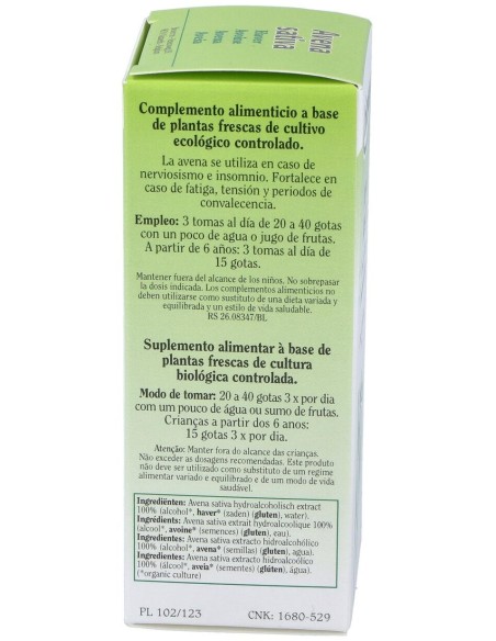 Ext. Avena Sativa (Avena) 50Ml.