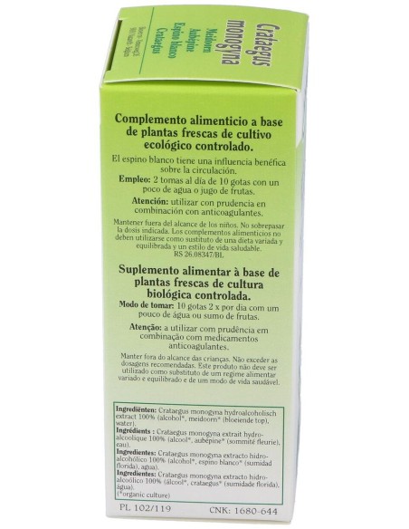 Ext. Crataegus Monogyna (Espino Blanco) 50Ml.