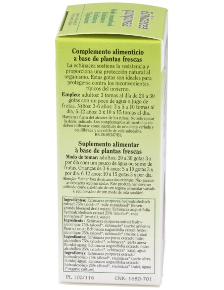 Ext. Echinacea Purpurea (Echinacea) 50Ml.