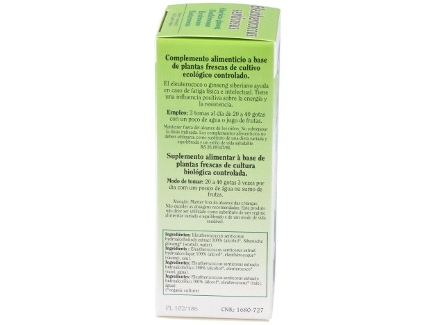Biover Eleuterococo Eleutherococcus Senticosus...