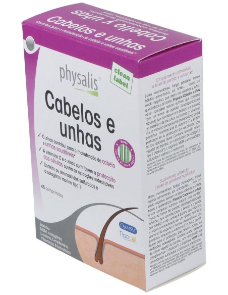 Physalis Cabello Y Uñas 45Comp