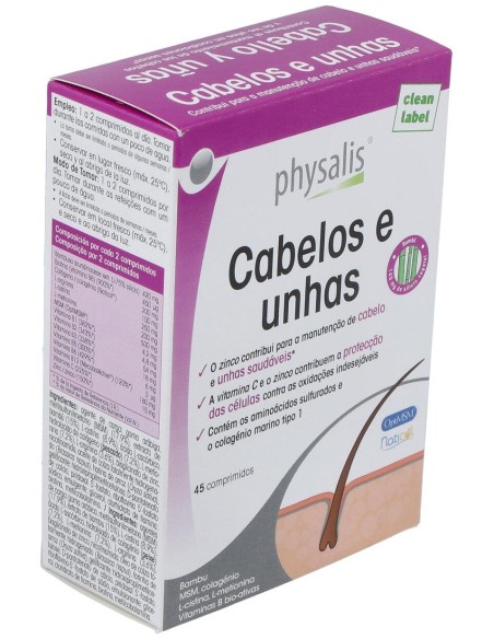 Physalis Cabello Y Uñas 45Comp