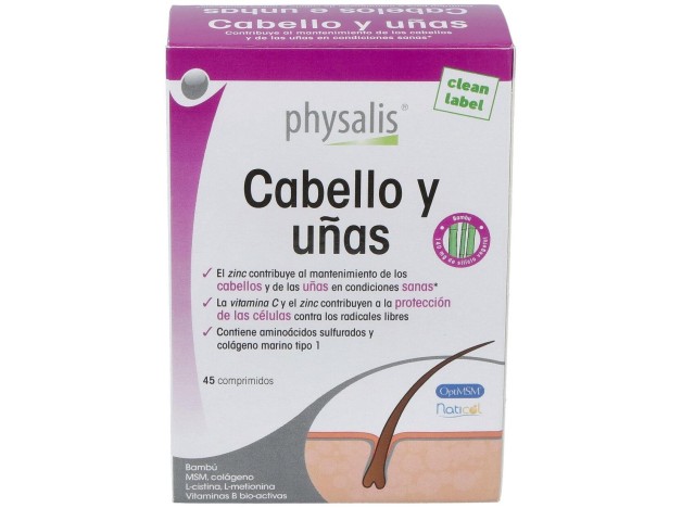 Physalis Cabello Y Uñas 45Comp