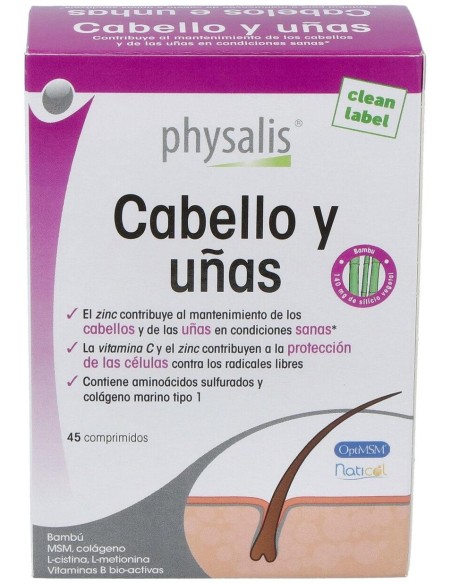 Physalis Cabello Y Uñas 45Comp