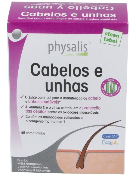 Physalis Cabello Y Uñas 45Comp