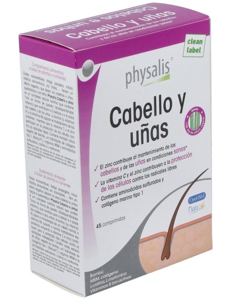 Physalis Cabello Y Uñas 45Comp