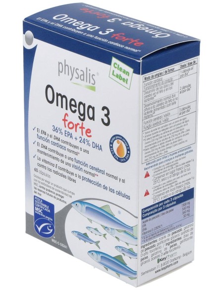 Physalis Omega 3 Forte Epa + Dha 60Caps