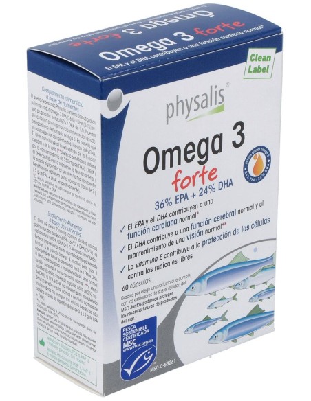 Physalis Omega 3 Forte Epa + Dha 60Caps