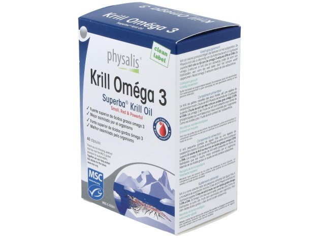 Physalis Krill Omega 3 60Caps