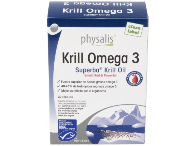 Physalis Krill Omega 3 30Caps
