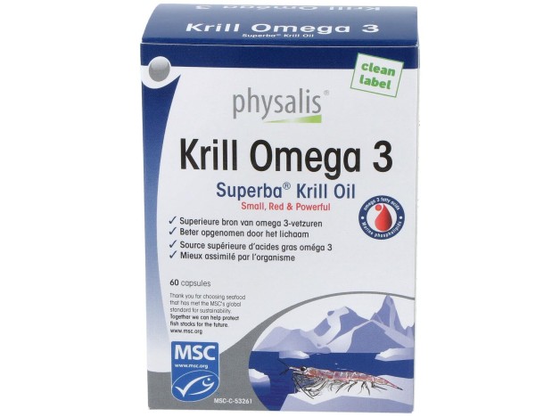 Physalis Krill Omega 3 60Caps