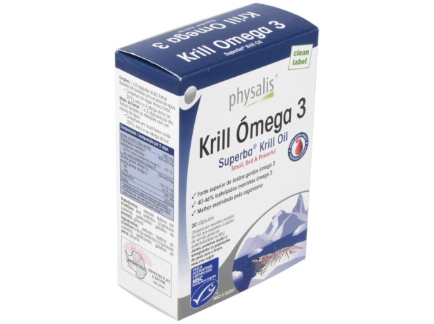 Physalis Krill Omega 3 30Caps