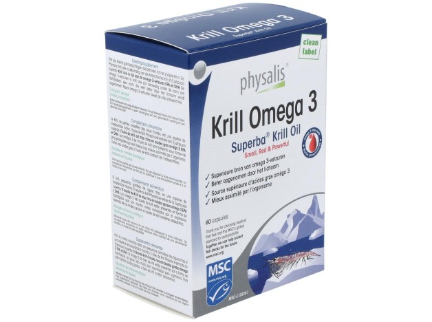 Physalis Krill Omega 3 60Caps