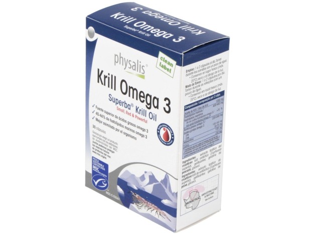 Physalis Krill Omega 3 30Caps