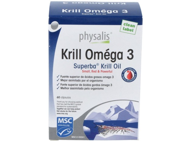 Physalis Krill Omega 3 60Caps