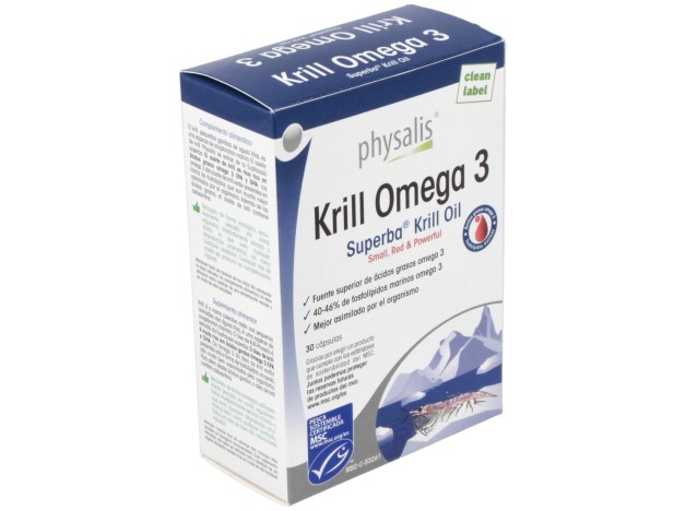 Physalis Krill Omega 3 30Caps
