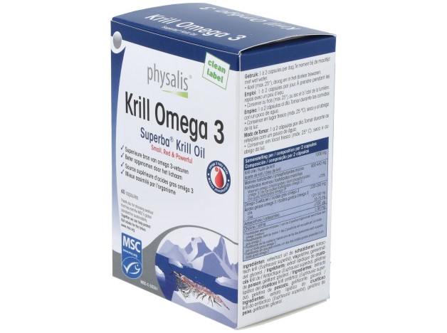 Physalis Krill Omega 3 60Caps