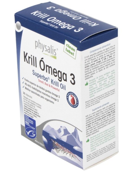 Physalis Krill Omega 3 30Caps