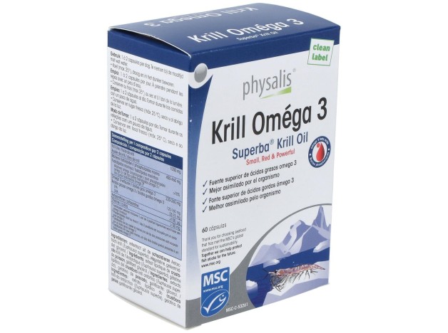 Physalis Krill Omega 3 60Caps
