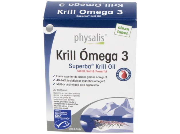 Physalis Krill Omega 3 30Caps