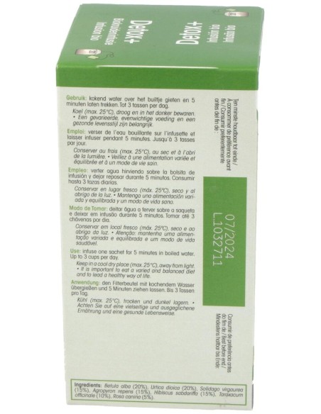 Physalis Detox Infusion Bio 20 Filtros