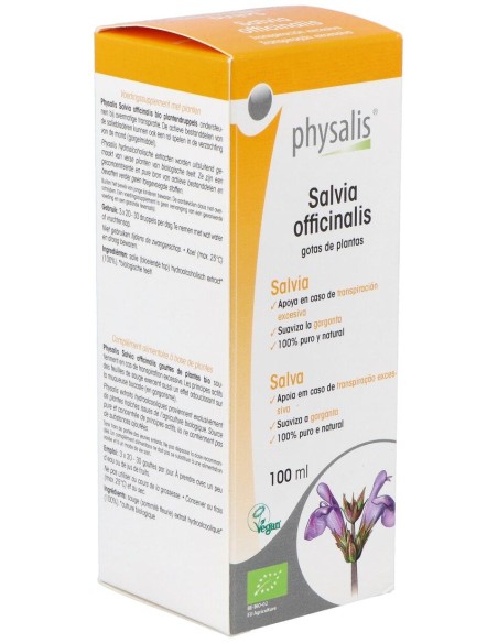 Physalis Salvia Officinalis Extracto Hidroalcoholico Bio 100Ml
