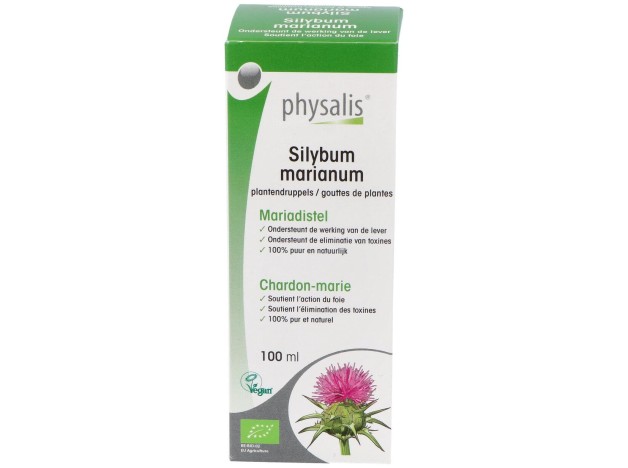 Physalis Gotas De Plantas Silybum Marianum Bio...