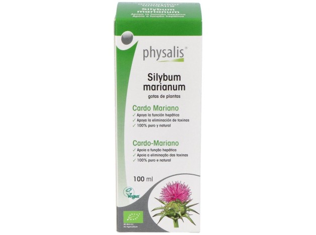 Physalis Gotas De Plantas Silybum Marianum Bio...