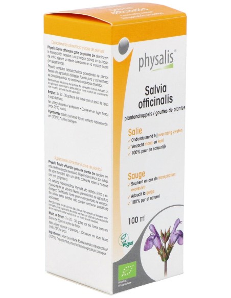 Physalis Salvia Officinalis Extracto Hidroalcoholico Bio 100Ml