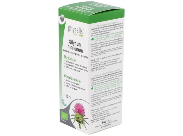 Physalis Gotas De Plantas Silybum Marianum Bio...