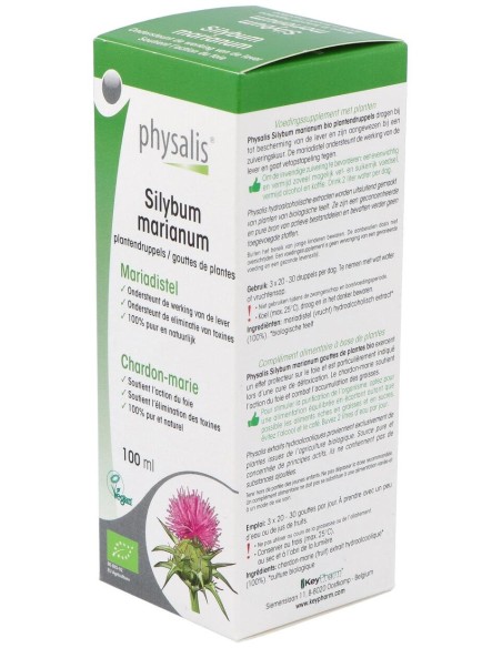 Physalis Gotas De Plantas Silybum Marianum Bio 100Ml