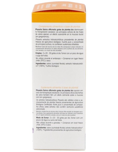 Physalis Salvia Officinalis Extracto Hidroalcoholico Bio 100Ml