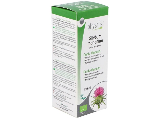 Physalis Gotas De Plantas Silybum Marianum Bio...
