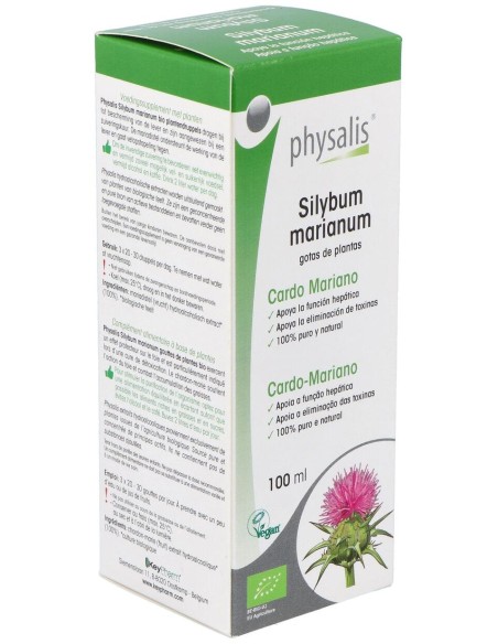 Physalis Gotas De Plantas Silybum Marianum Bio 100Ml