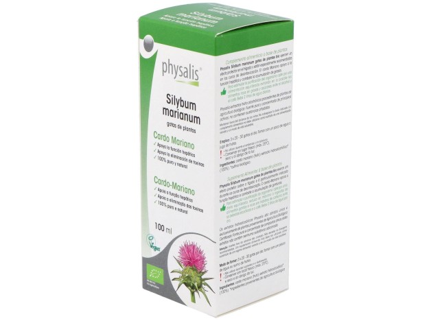 Physalis Gotas De Plantas Silybum Marianum Bio...