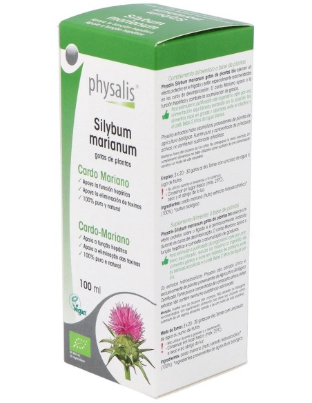 Physalis Gotas De Plantas Silybum Marianum Bio 100Ml