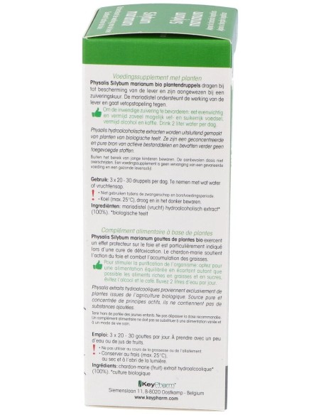 Physalis Gotas De Plantas Silybum Marianum Bio 100Ml