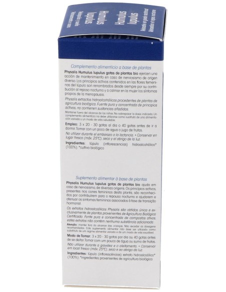 Physalis Lupulo Extracto Hidroalcoholico Bio 100Ml