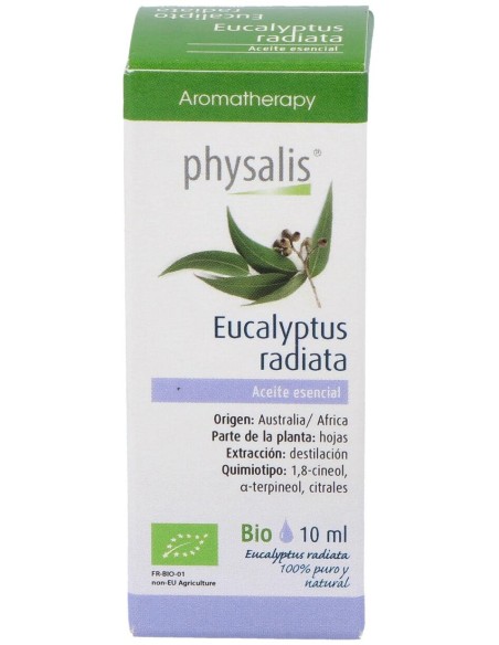 Physalis Aceite Esencial De Eucalipto Radiata Bio 10Ml