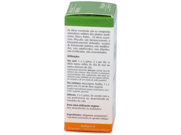 Physalis Aceite Esencial De Orégano Bio 10Ml