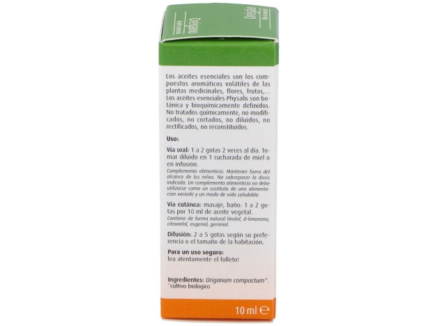 Physalis Aceite Esencial De Orégano Bio 10Ml